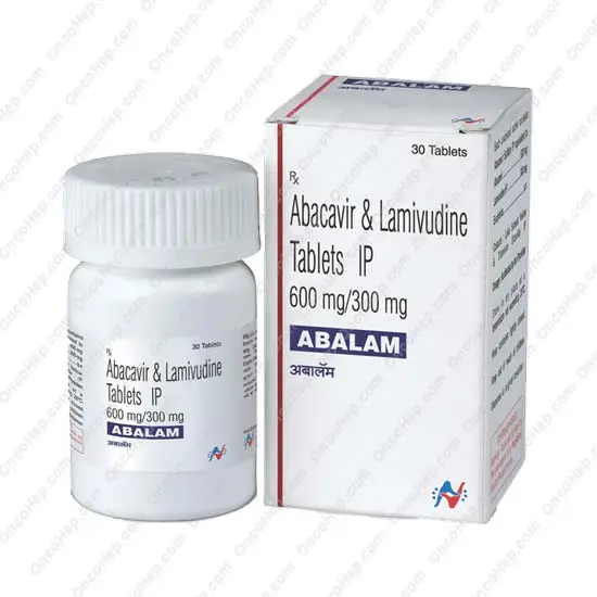 ABACAVIR 600 mg + LAMIVUDINA 300 mg (Abalam) x 30 Comprimidos