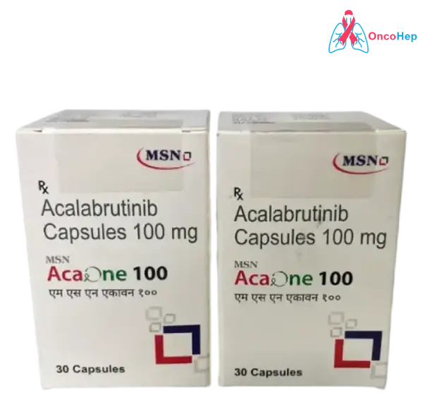 Acaone Acalabrutinib 100 mg (Calquence Genérico) 60 Cápsulas - Medicamento Anticancerígeno