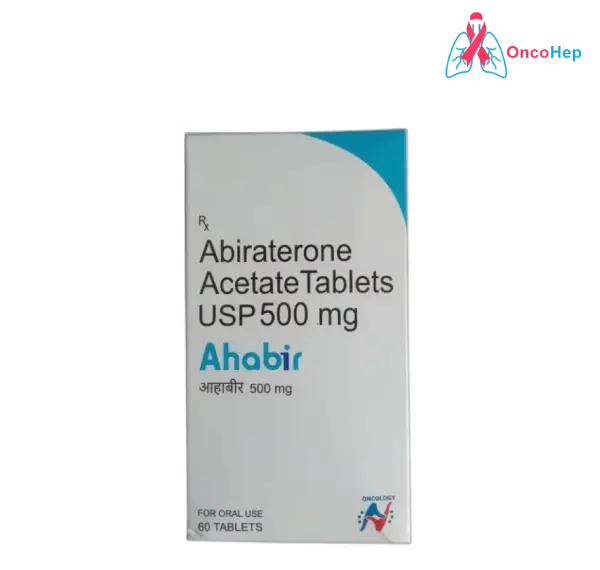 Ahabir – Abiraterona Acetato 500mg (Zytiga Genérico) 60 Comprimidos - Medicamento para el cáncer de próstata