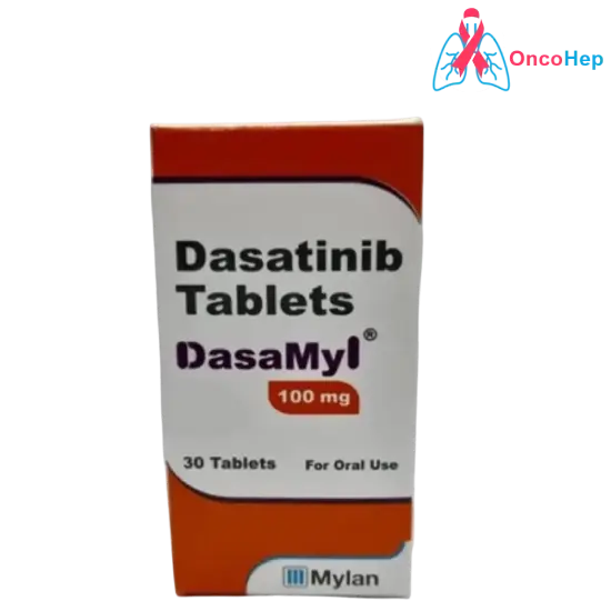 Dasamyl Dasatinib 100mg (Sprycel Genérico) 30 Comprimidos - Medicamento cáncer de sangre