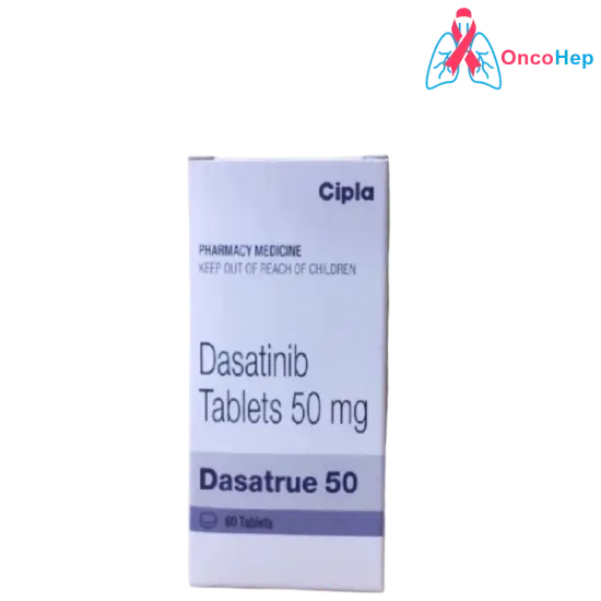 Dasatrue Dasatinib 50mg (Sprycel Genérico) 60 Comprimidos - Medicamento cáncer de sangre