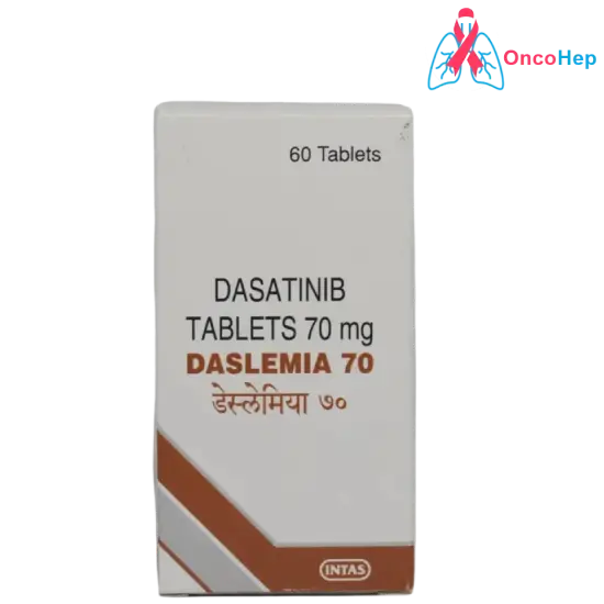 Daslemia Dasatinib 70mg (Sprycel Genérico) 60 Comprimidos - Medicamento cáncer de sangre