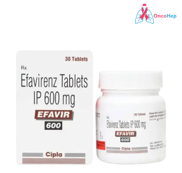 Efavir 600 - Efavirenz 600mg (Sustiva Genérico) 30 Comprimidos - Medicamento para la infección por VIH