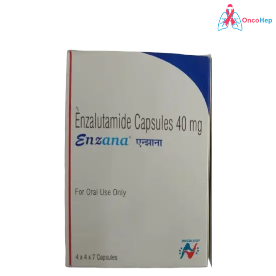 Enzana Enzalutamida 40mg (Xtandi Genérico) 112 Cápsulas - Medicamento cáncer de próstata