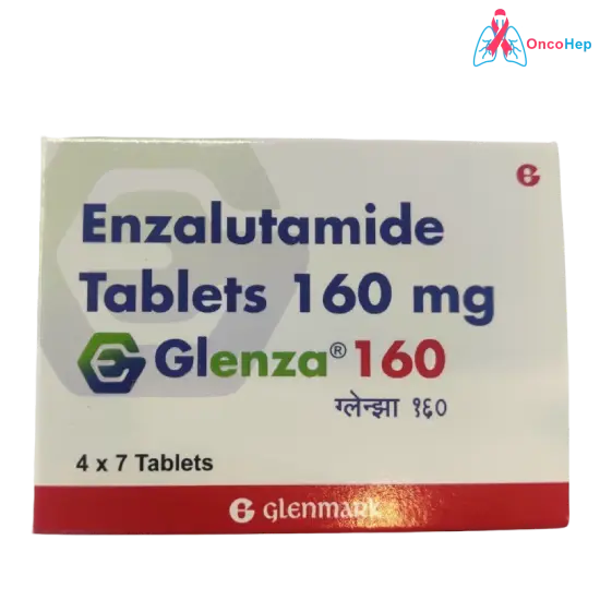 Glenza Enzalutamida 160mg (Xtandi Genérico) 28 Comprimidos - Medicamento cáncer de próstata