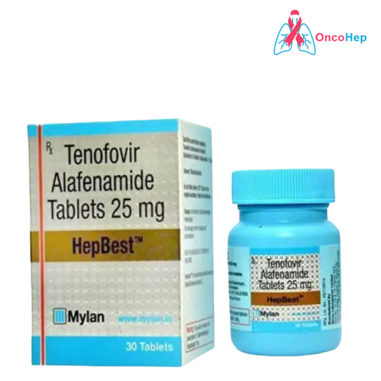 TENOFOVIR ALAFENAMIDA 25 mg (Hepbest) x 30 Comprimidos