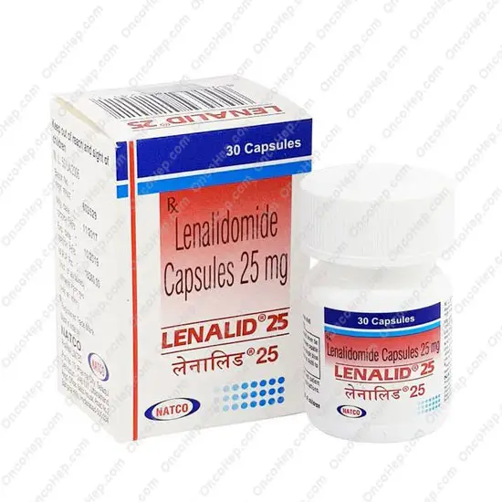 Lenalid Lenalidomida 25 mg (Lenvima Genérico) 30 Cápsulas - Medicamento para el cáncer de la sangre