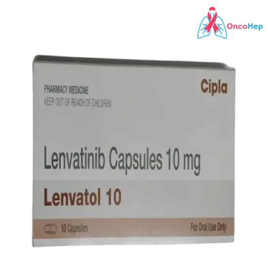 Lenvatol Lenvatinib 10mg (Lenvima Genérico) 10 Cápsulas - Medicamento cánceres de tiroides, hígado y riñón