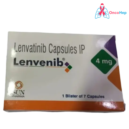 Lenvenib Lenvatinib 4mg (Lenvima Genérico) 7 Cápsulas - Medicamento cánceres de tiroides, hígado y riñón