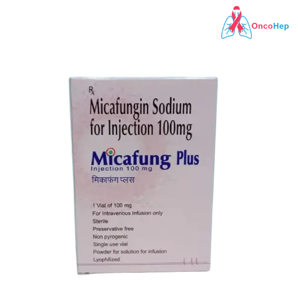 Micafung Plus - Micafungina 100 mg Inyección - Medicamento para las infecciones fúngicas