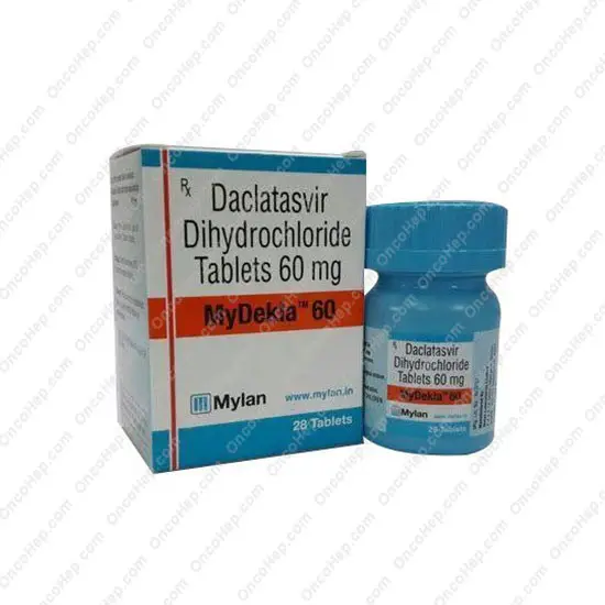 Mydekla Daclatasvir 60 mg (Daklinza Genérico) 28 Comprimidos - Medicamento Hepatitis C