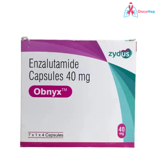 Obnyx Enzalutamida 40mg (Xtandi Genérico) 28 Cápsulas - Medicamento cáncer de próstata