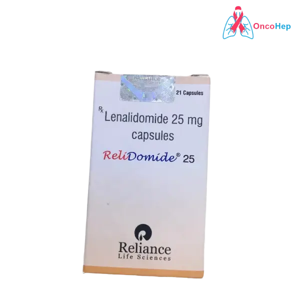 Relidomide 25 – Lenalidomida 25mg (Revlimid Genérico) 21 Capsulas - Medicamento para el mieloma múltiple y ciertos trastornos sanguíneos