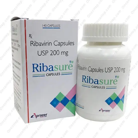 RIBAVIRINA 200 mg (Ribasure) x 140 Cápsulas