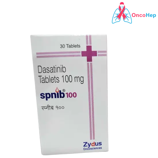 Spnib Dasatinib 100mg (Sprycel Genérico) 60 Comprimidos - Medicamento cáncer de sangre