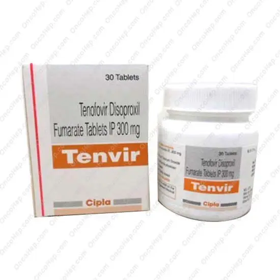 TENOFOVIR DISOPROXIL FUMARATO 300 mg (Tenvir) x 30 Comprimidos