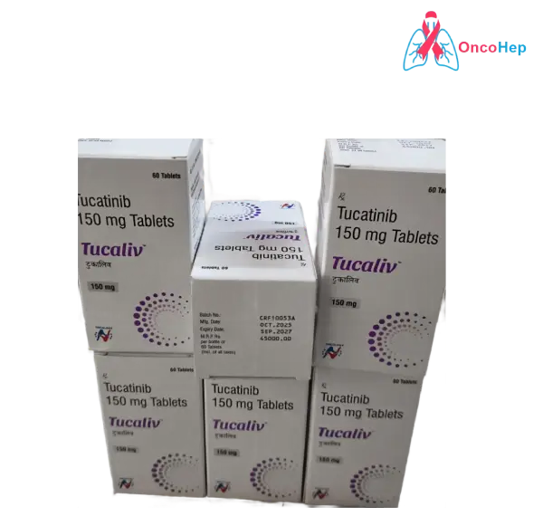 Tucaliv - Tucatinib 150 mg (Tukysa Genérico) 60 Comprimidos - Medicamento para el cáncer de mama metastásico HER2 positivo