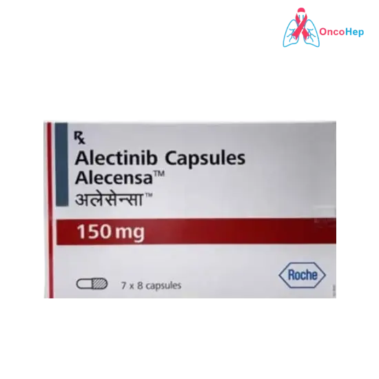Alectinib genérico 150 mg (Alecensa) – 56 cápsulas – Medicamento para el cáncer de pulmón de células no pequeñas