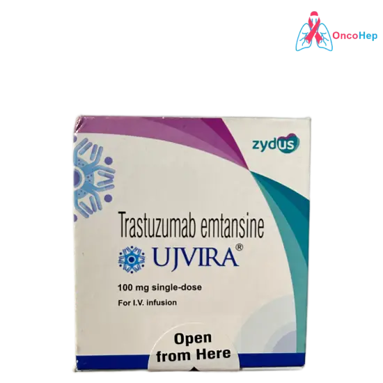Trastuzumab emtansina genérico 100 mg (Ujvira) Inyección – Medicamento para el cáncer de mama HER2 positivo