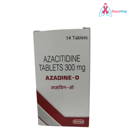 Azacitidina genérico 300 mg (Azadine-O) Comprimidos – Medicamento para el cáncer de sangre y tratamiento del síndrome mielodisplásico
