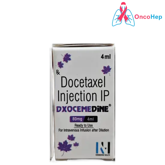 Docetaxel 80 mg / 4 mL (Dxocemedina) Inyección