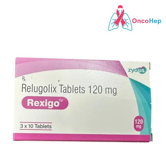 Relugolix genérico 120 mg (Rexigo) Comprimidos – Medicamento para el cáncer de próstata avanzado sensible a hormonas