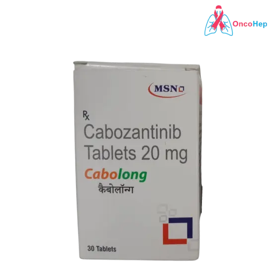 Cabozantinib genérica (Cabolong) x 30 Comprimidos – Medicamento para el tratamiento del cáncer de tiroides, de riñón y de hígado