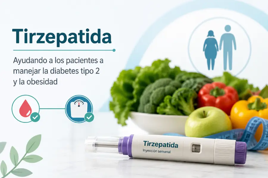 Tirzepatida: Ayudando a los pacientes a manejar la diabetes tipo 2 y la obesidad