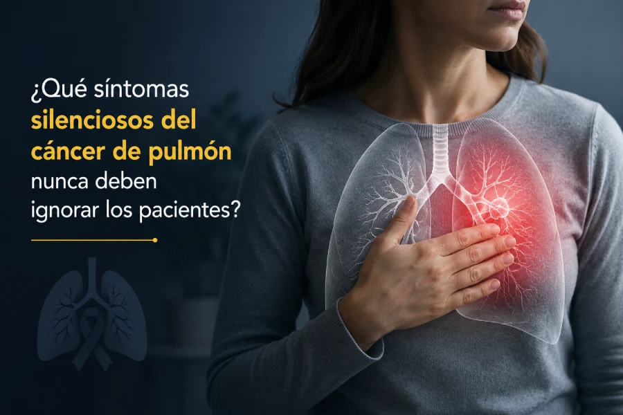 ¿Qué síntomas silenciosos del cáncer de pulmón nunca deben ignorar los pacientes?