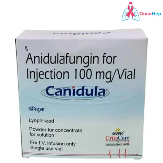 ANIDULAFUNGINA 100 mg (Canidula) para Inyección