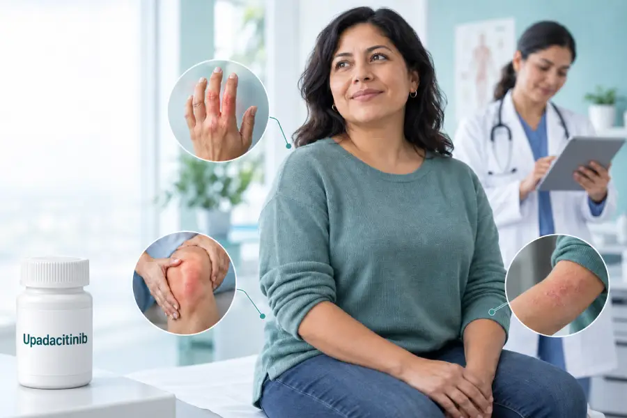 Upadacitinib: ayuda a los pacientes a controlar la artritis reumatoide, la artritis psoriásica y la dermatitis atópica