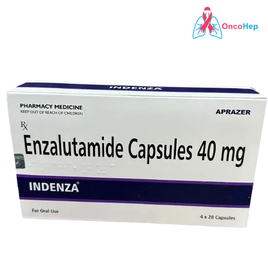 Indenza Enzalutamide 40mg (Generic Xtandi) 112 Capsules - Medicine for Prostate Cancer