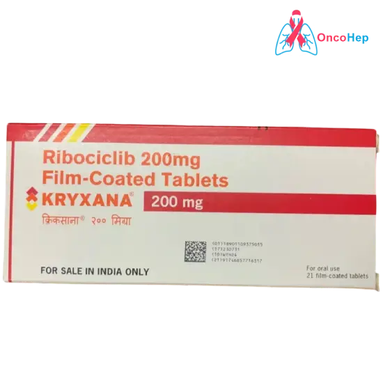 Kryxana Ribociclib 200mg (Generic Kisqali) 21 Tablets - Medicine for Metastatic breast cancer