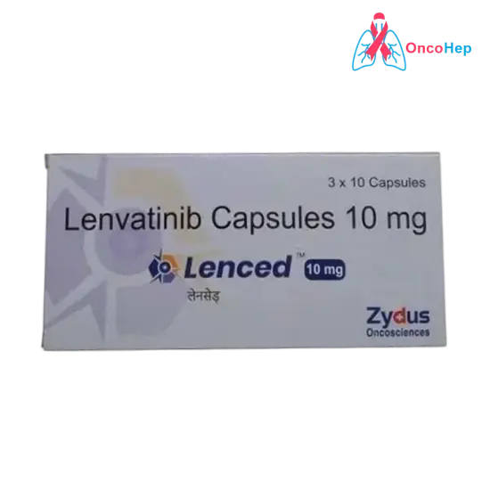 Lenced Lenvatinib 4mg (Generic Lenvima) 30 Capsules - Medicine for thyroid, liver & kidney cancers