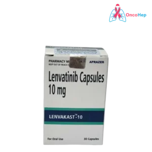 Lenvakast Lenvatinib 10mg (Generic Lenvima) 30 Capsules - Medicine for thyroid, liver & kidney cancers