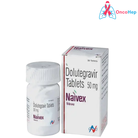 Naivex Dolutegravir 50 mg (Generic Tivicay) 30 Tablets - Medicine for HIV-1 infection