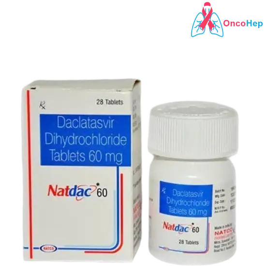 Natdac Daclatasvir 60mg (Generic Tivicay) 28 Tablets - Medicine for Hepatitis C Virus