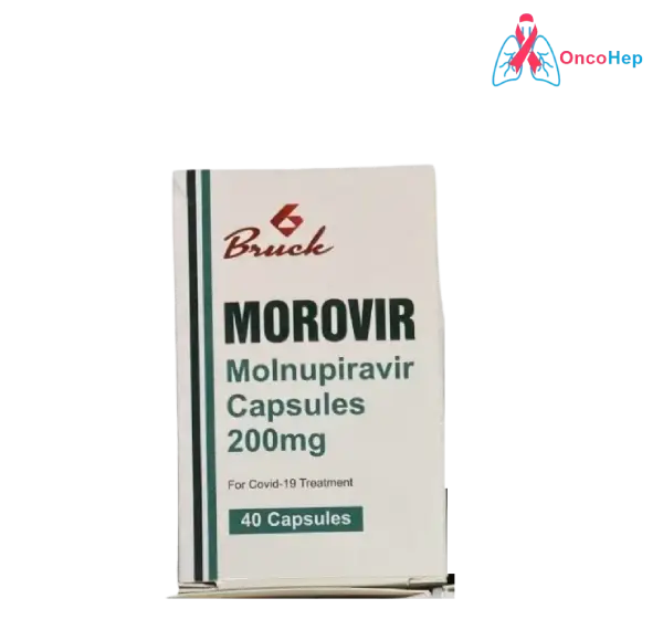 Morovir Molnupiravir 200mg (Generic Lagevrio) 40 Capsules - Medicine for (COVID-19)