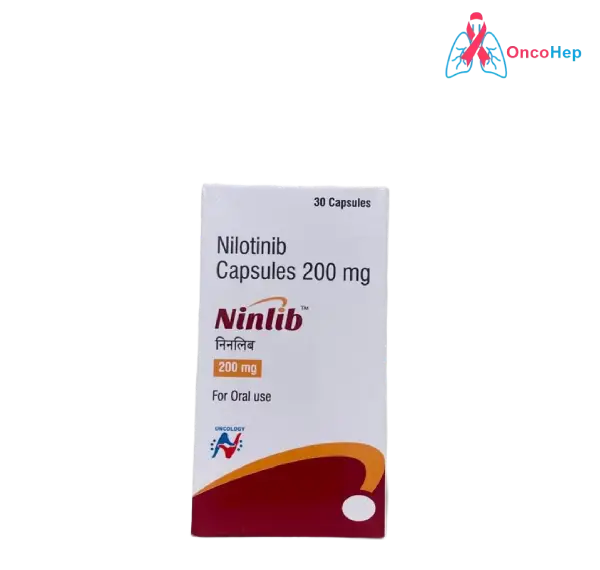 Ninlib Nilotinib 200 mg (Generic Lagevrio) 30 Capsules - Medicine for chronic myeloid leukemia