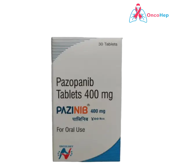 Pazinib Pazopanib 400 mg (Generic Votrient) 30 Tablets - Medicine for kidney cancer