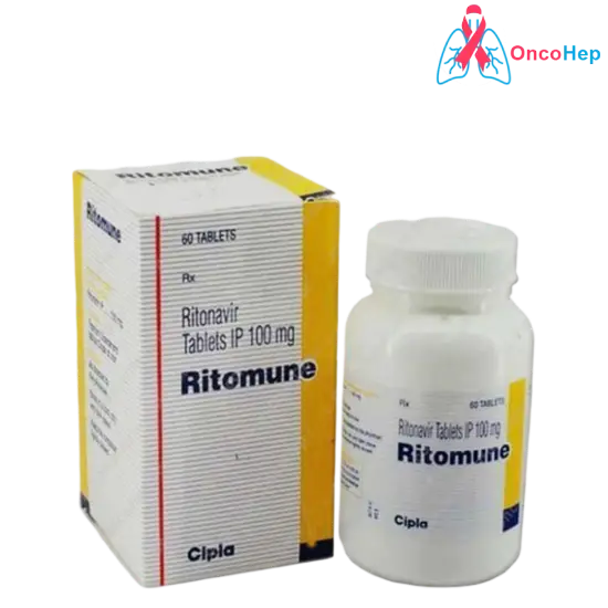 Ritomune Ritonavir 100mg (Generic Norvir) 60 Tablets - Medicine for HIV infection