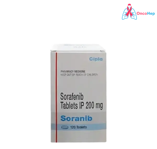 Soranib Sorafenib 200mg (Generic Nexavar) 120 Tablets - Medicine for Liver Cancer, Kidney Cancer and Thyroid Cancer