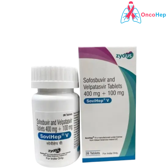 Sovihep V Velpatasvir 100mg/Sofosbuvir 400mg (Generic Epclusa) 30 Tablets - Medicine for Hepatitis C
