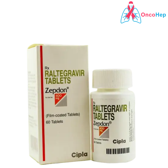 Zepdon Raltegravir 400mg (Generic Isentress) 60 Tablets - Medicine for HIV infection