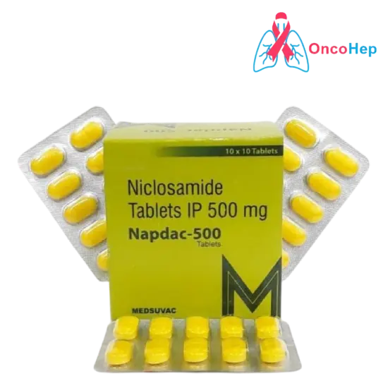 Napdac (Niclosamide 500mg) x 100 Tablets