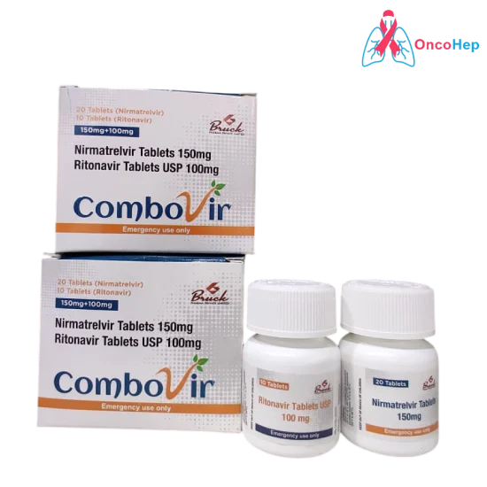 Nirmatrelvir 150 mg and Ritonavir 100 mg (Combovir) 10 + 20 Tablets